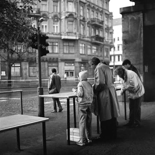 Comedero callejero. Berlín del Este. Foto: Jorge Andrés Castillo